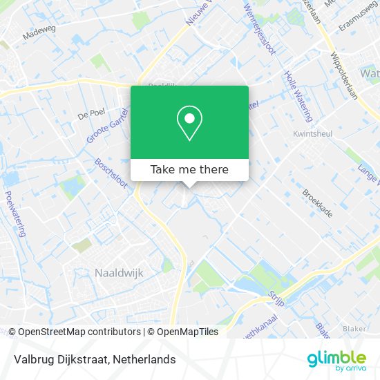 Valbrug Dijkstraat map