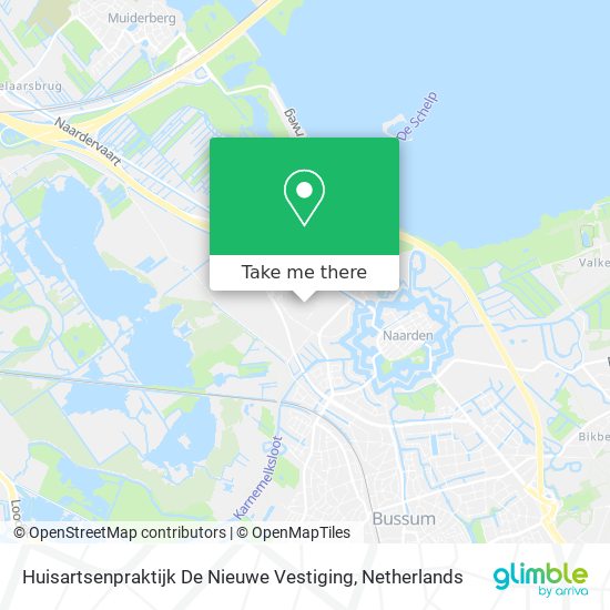 Huisartsenpraktijk De Nieuwe Vestiging map