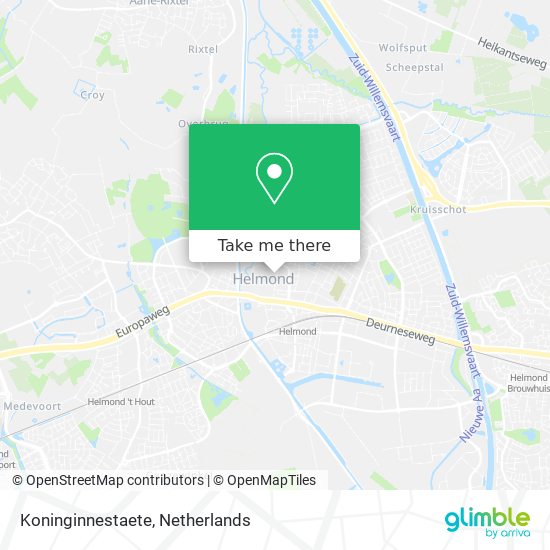 Koninginnestaete map