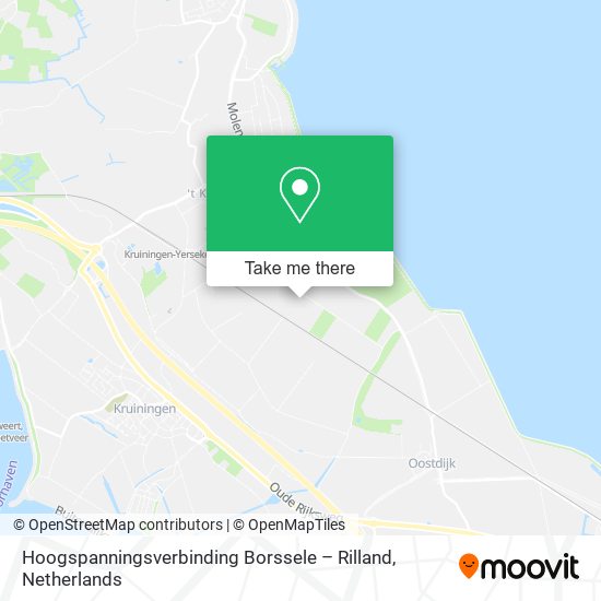 Hoogspanningsverbinding Borssele – Rilland map