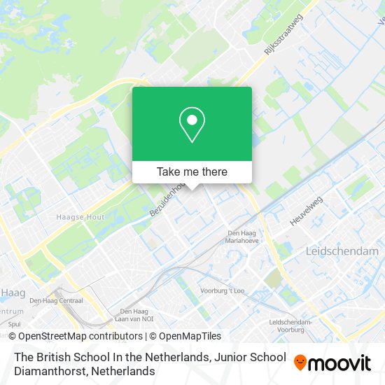 The British School In the Netherlands, Junior School Diamanthorst map