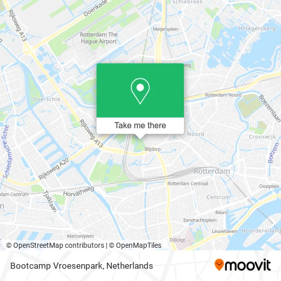 Bootcamp Vroesenpark map