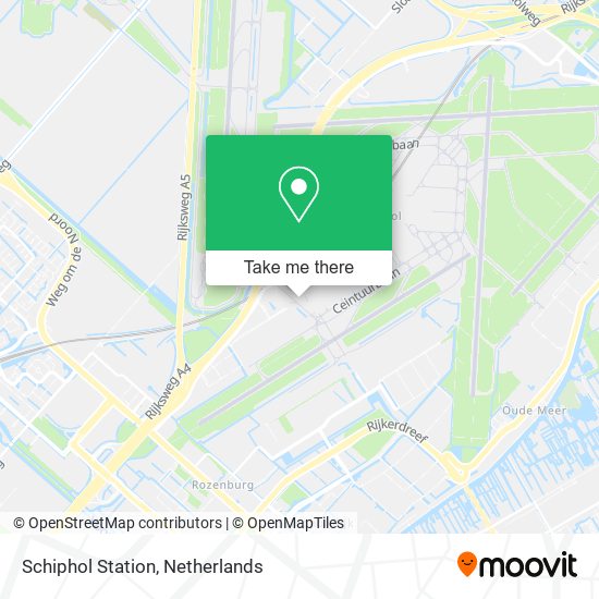 Schiphol Station map