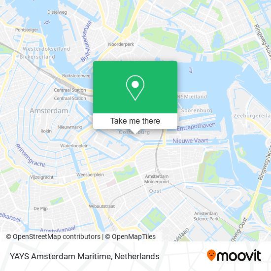 YAYS Amsterdam Maritime map