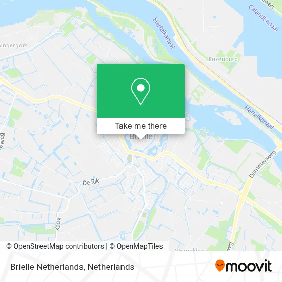 Brielle Netherlands Karte