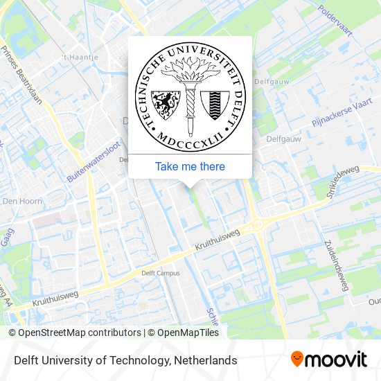 Delft University of Technology map
