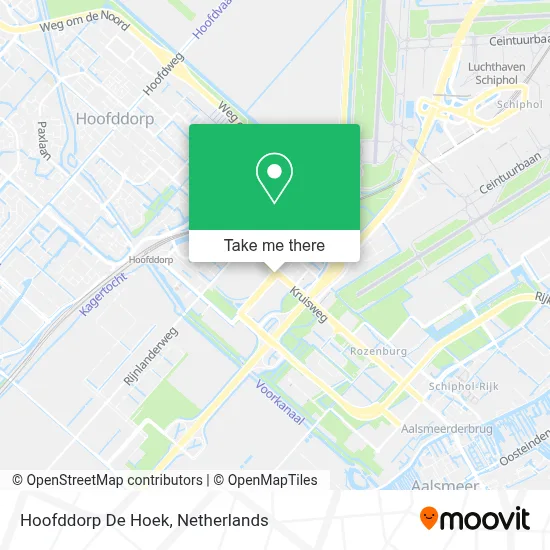 Hoofddorp De Hoek map