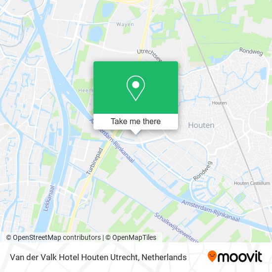 Van der Valk Hotel Houten Utrecht map