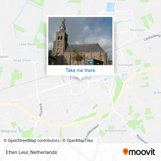 Etten Leur map
