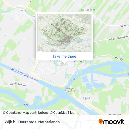 Wijk bij Duurstede map