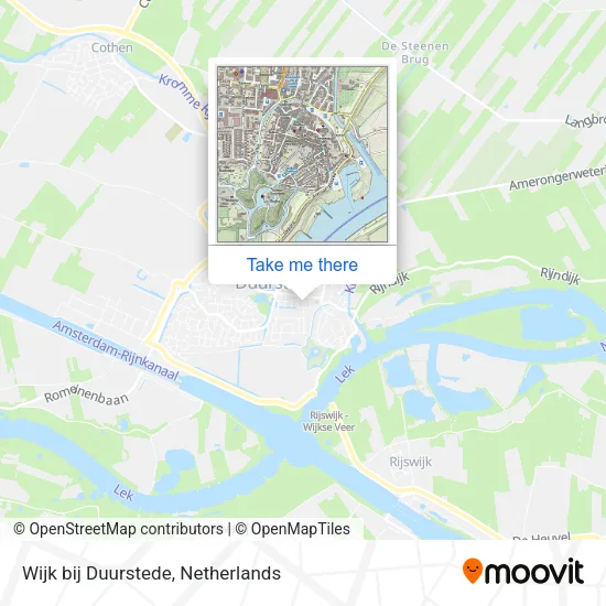 Wijk bij Duurstede map