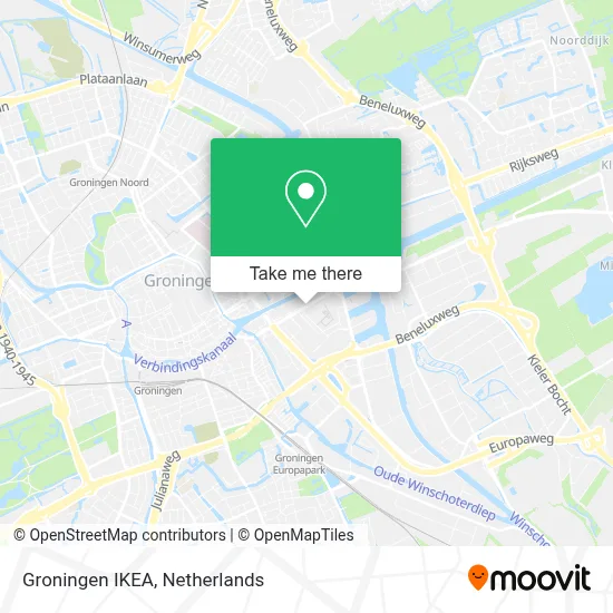 Groningen IKEA map