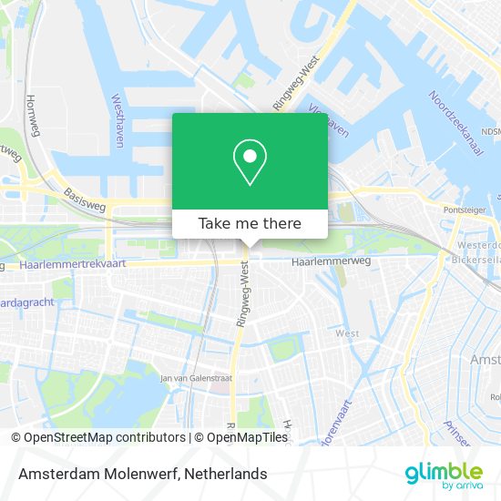 Amsterdam Molenwerf map