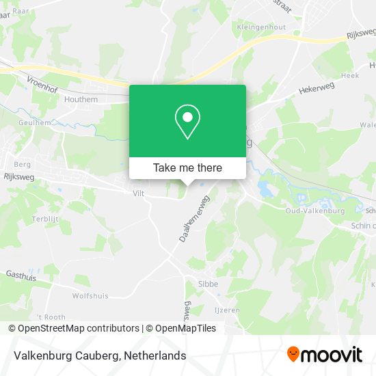 Valkenburg Cauberg map