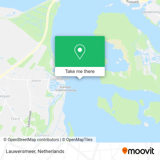 Lauwersmeer map