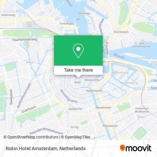 Rokin Hotel Amsterdam Karte