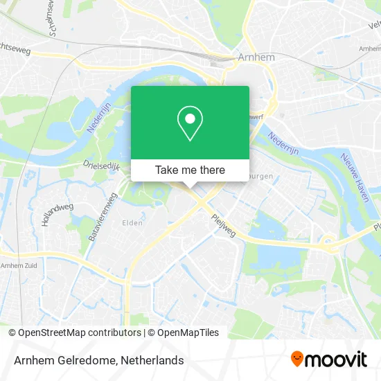 Arnhem Gelredome map