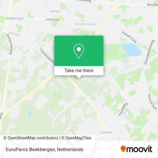 EuroParcs Beekbergen map