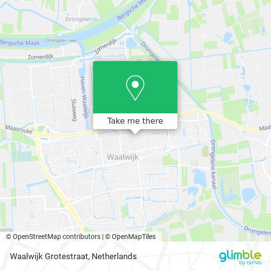 Waalwijk Grotestraat map