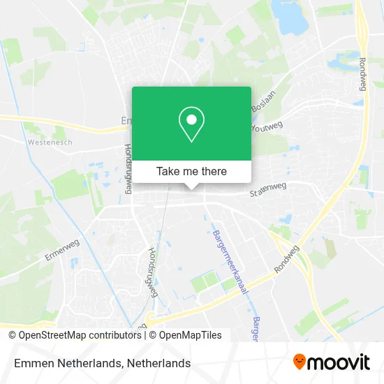 Emmen Netherlands map
