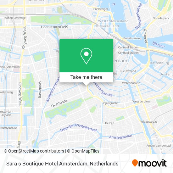 Sara s Boutique Hotel Amsterdam map
