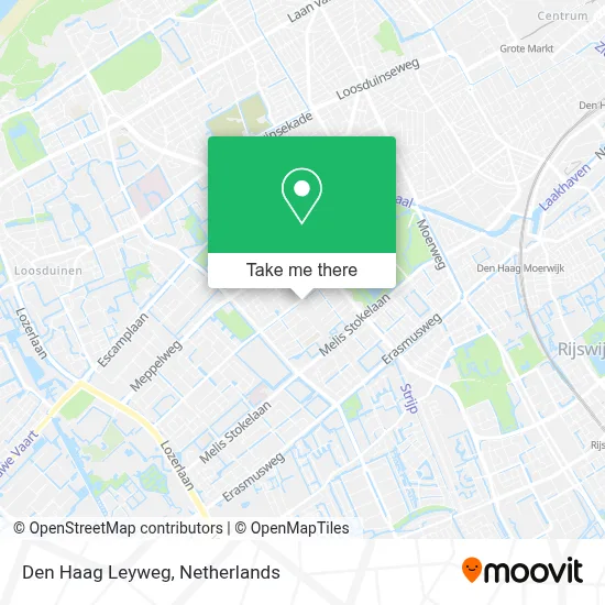 Den Haag Leyweg map