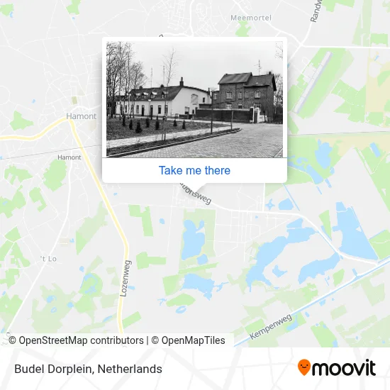 Budel Dorplein map