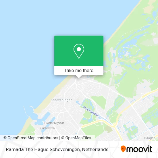 Ramada The Hague Scheveningen map