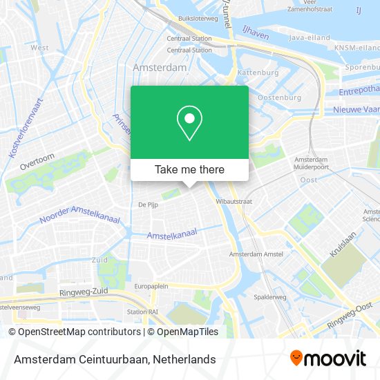 Amsterdam Ceintuurbaan Karte