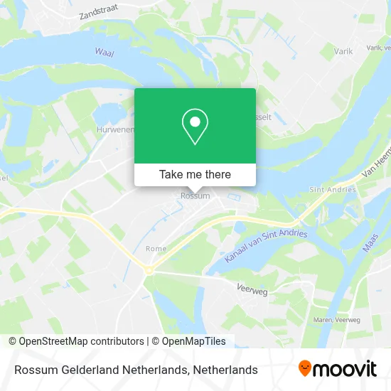 Rossum Gelderland Netherlands map