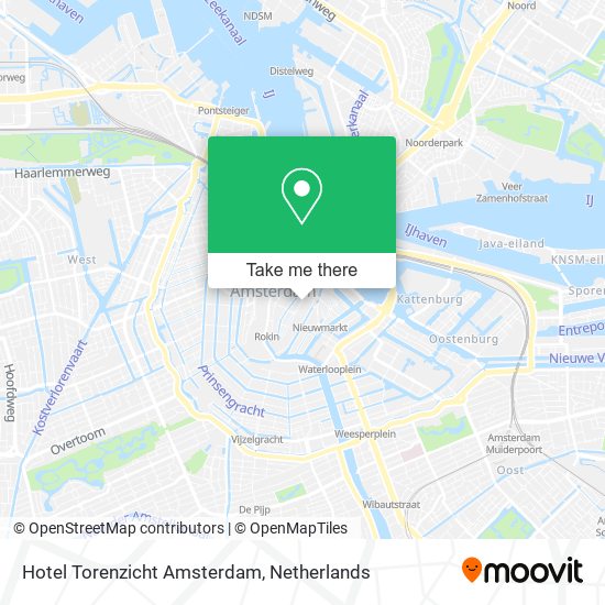 Hotel Torenzicht Amsterdam Karte