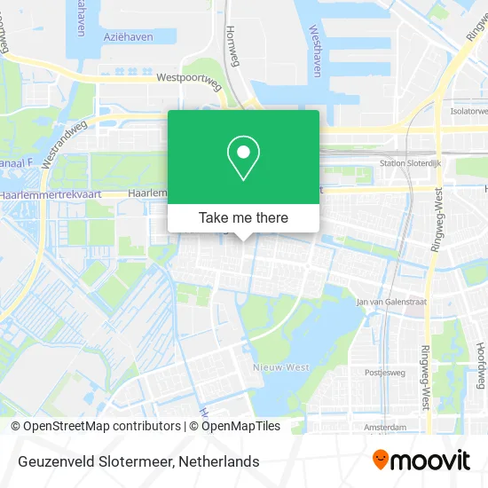 Geuzenveld Slotermeer map