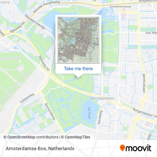Amsterdamse Bos map