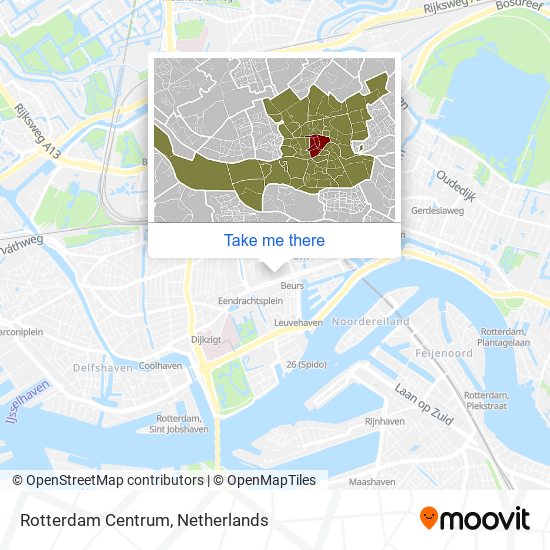 Rotterdam Centrum Karte