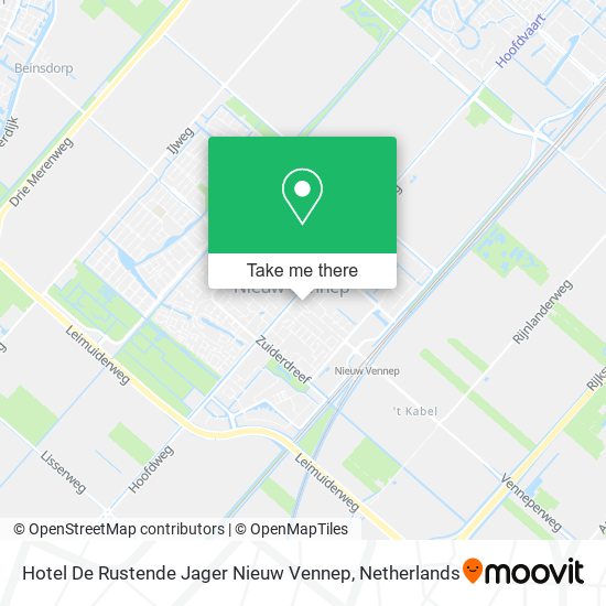 Hotel De Rustende Jager Nieuw Vennep Karte