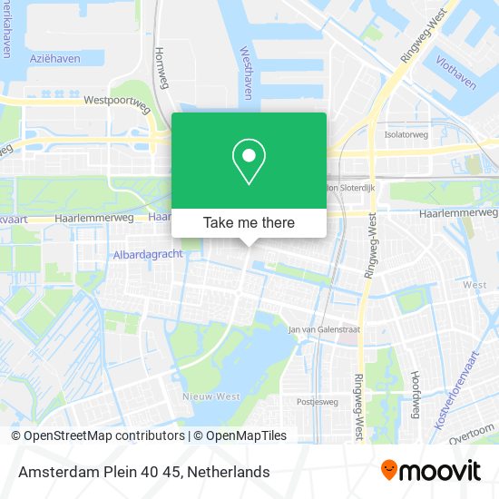 Amsterdam Plein 40 45 map