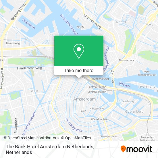 The Bank Hotel Amsterdam Netherlands Karte