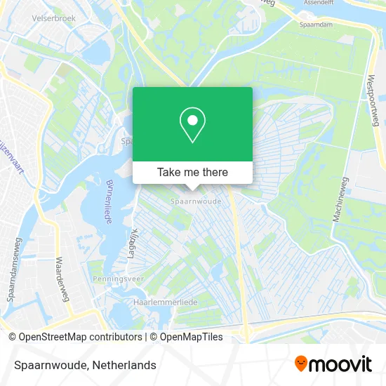 Spaarnwoude Karte
