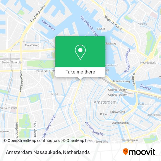 Amsterdam Nassaukade Karte