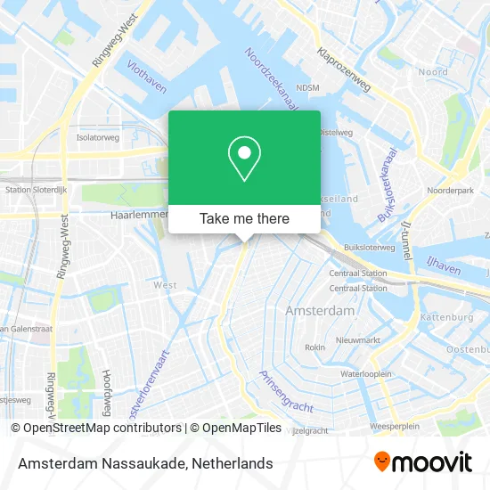 Amsterdam Nassaukade map