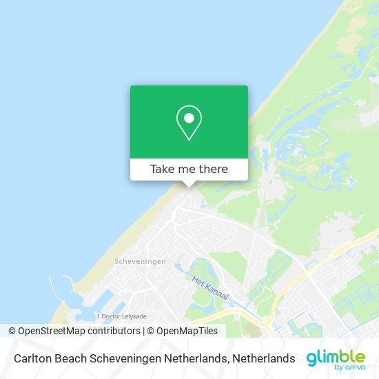 Carlton Beach Scheveningen Netherlands map