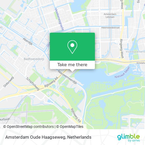 Amsterdam Oude Haagseweg map