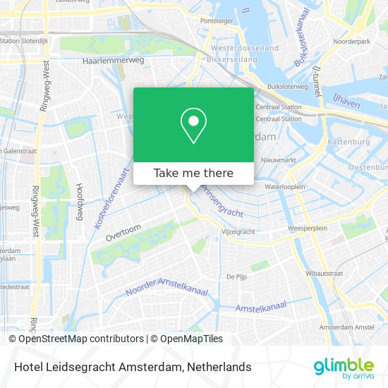 Hotel Leidsegracht Amsterdam Karte