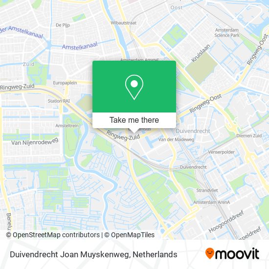 Duivendrecht Joan Muyskenweg map