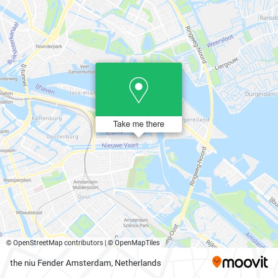 the niu Fender Amsterdam map