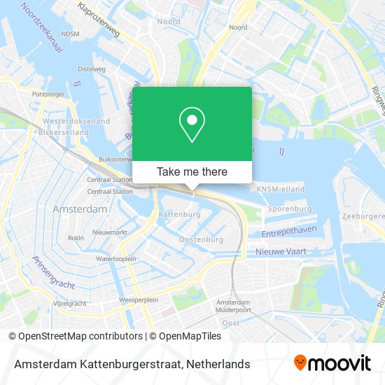 Amsterdam Kattenburgerstraat Karte