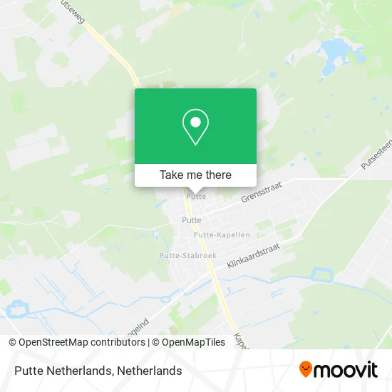 Putte Netherlands map