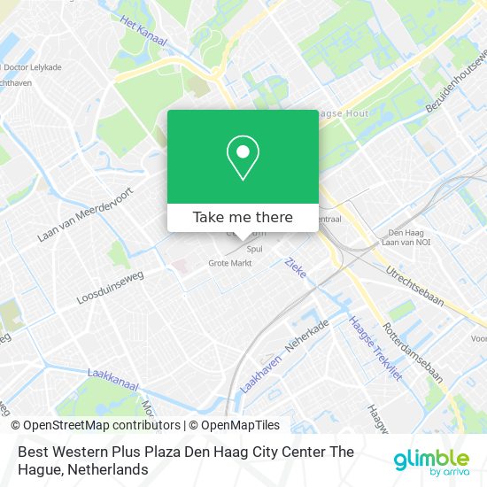 Best Western Plus Plaza Den Haag City Center The Hague map