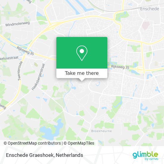 Enschede Graeshoek Karte