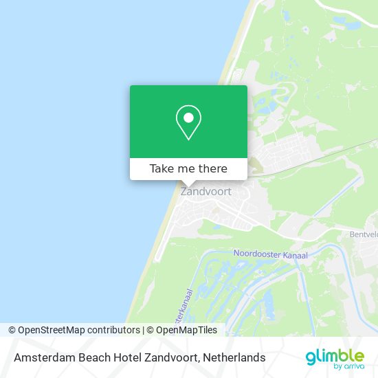 Amsterdam Beach Hotel Zandvoort Karte